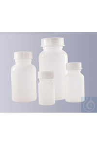 10Articoli simili a: Wide neck bottle, LDPE, round, natural, without closure, GL 25, 20 ml Wide...